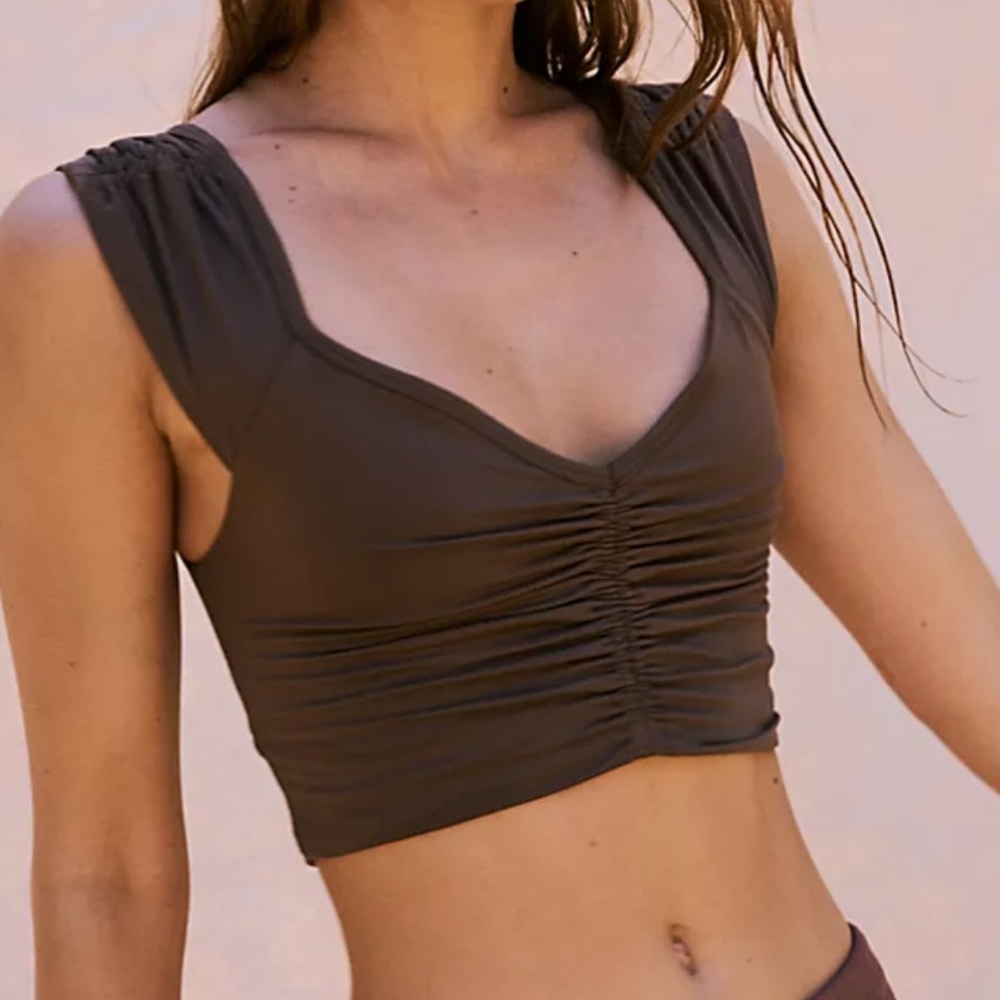 FP Movement by Free People Brown Tank Top